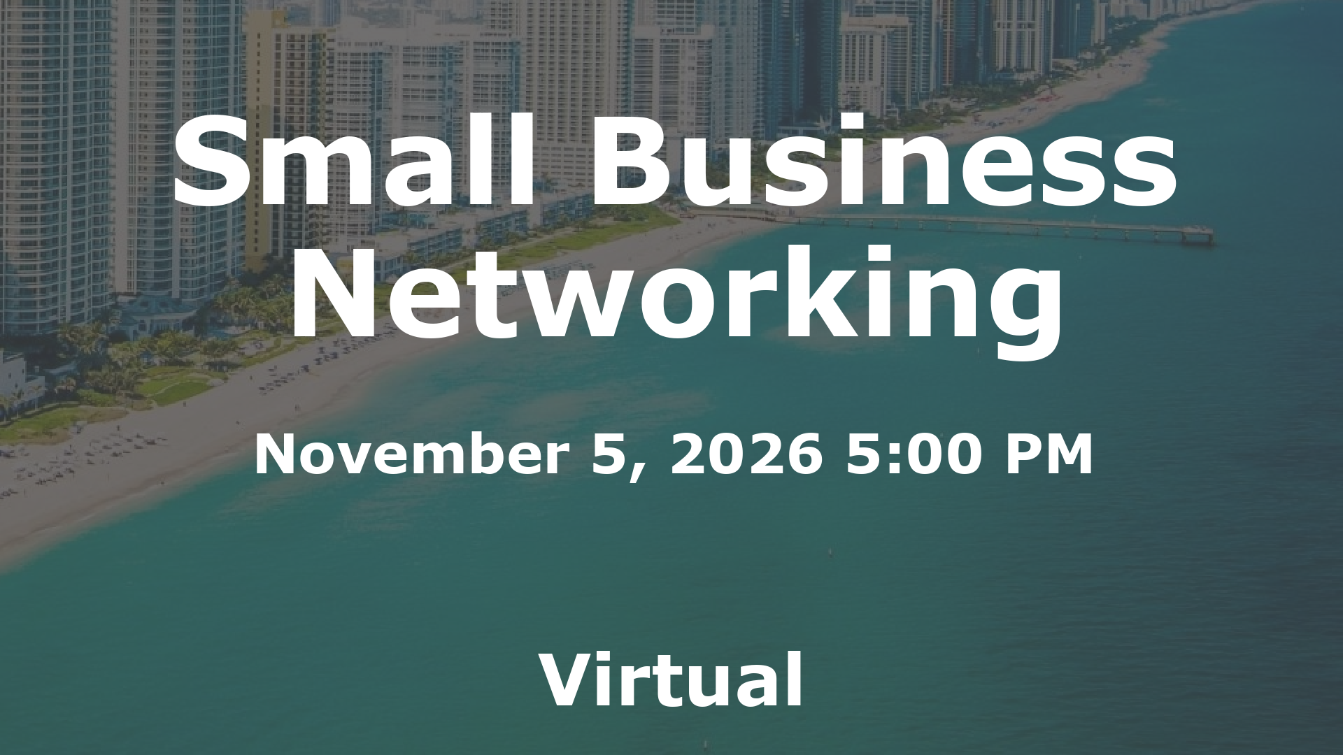 Small Business Networking event image